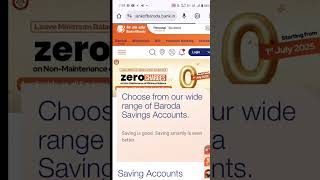 घर बैठे बैंक ऑफ़ बड़ौदा में जीरो सेविंग अकाउंट कैसे ओपन करें ll how to open zero balance account
