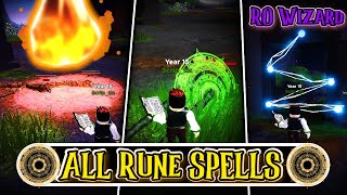 All Rune Spells In Ro Wizard