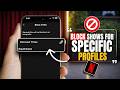 Block Shows on Netflix for Specific Profiles! Hide Shows on Netflix for Kids Profiles!