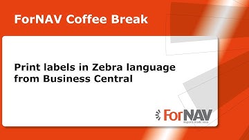 Print labels in Zebra language from Business Central