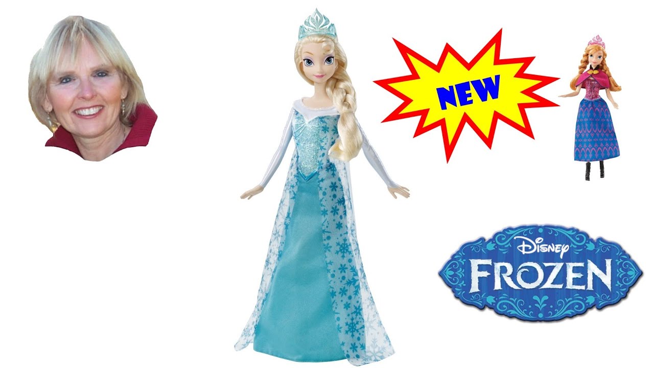 ♥♥ Musical Magic Elsa Fashion Doll Opens Surprise Egg!! - YouTube