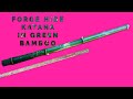 Making Sword For Beginners    Forging a Hidden Green Bamboo Katana