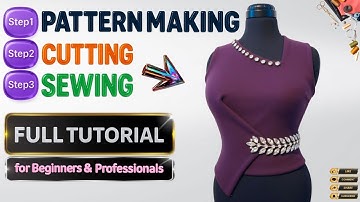 3-Step Bodice & Collar Tutorial: Pattern Making + Cut & Sew + Mannequin Fit