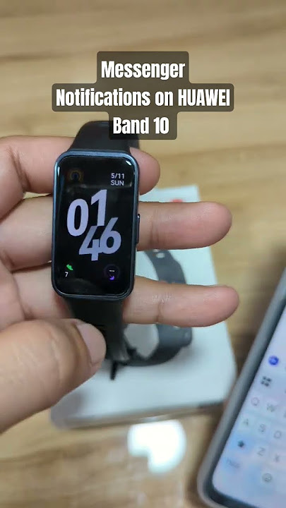 Facebook Messenger Notifications on Huawei Band 10 #huawei