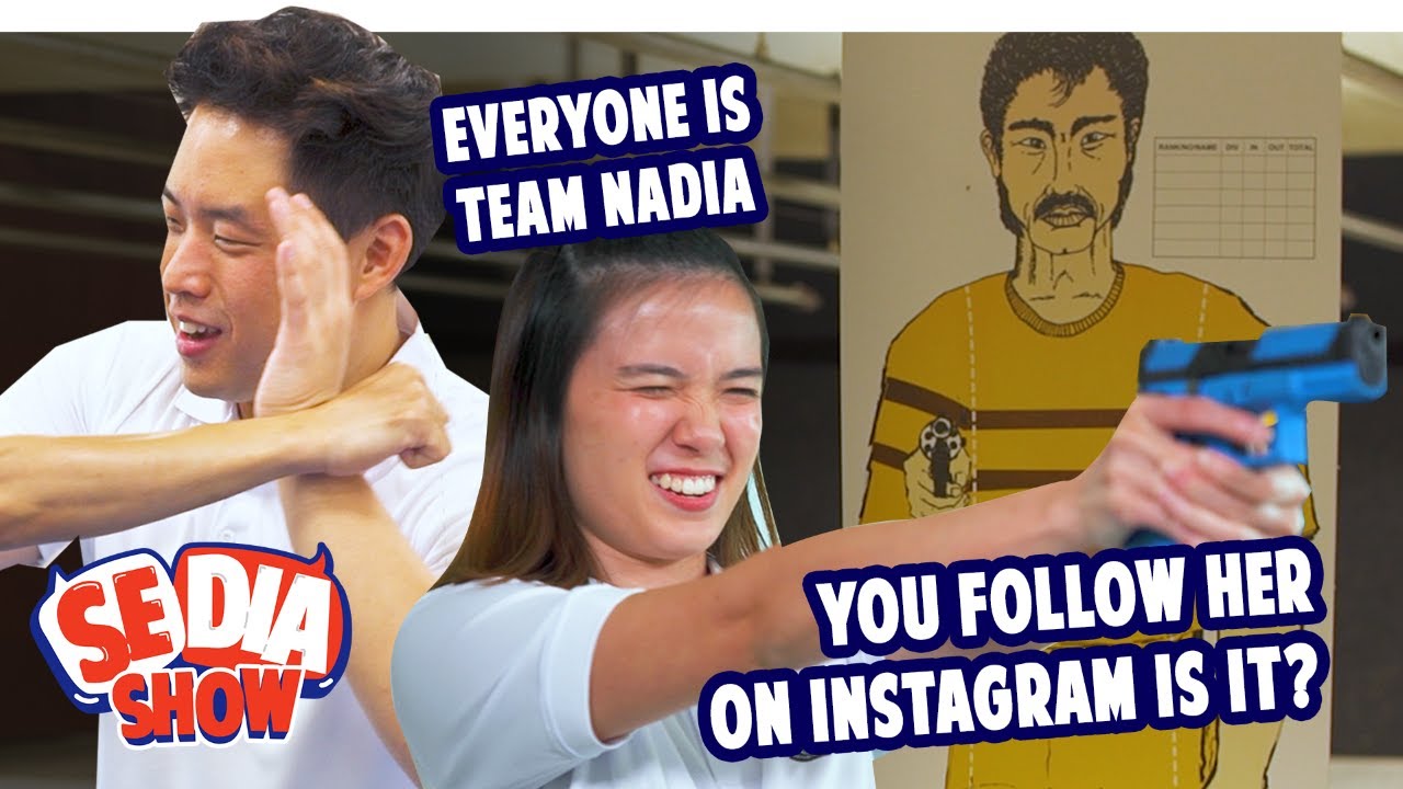 Nadia and Sean Survive Police Training SGAG YouTube