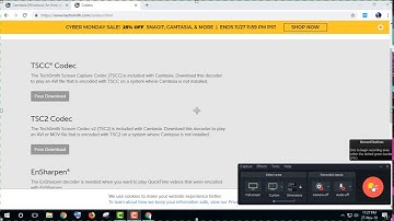"video codec open failed"  Camtasia Recorder Error