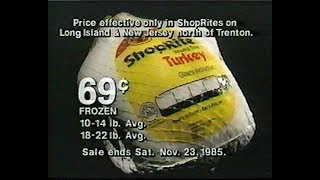 ShopRite Thanksgiving Commercial, 1985