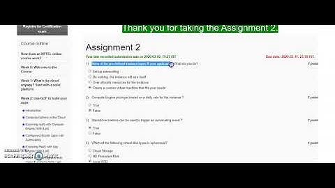 Assignment 2 | Google Cloud Computing Foundations Course (2020)
