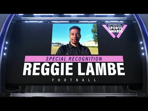 Reggie Lambe Honoured At Sports Awards, March 9 2024