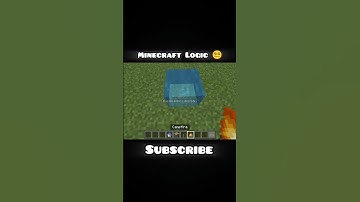 Minecraft Logic 😵‍💫 #minecraft #trending #logic #shorts #viral #gaming