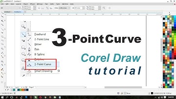 TUTORIAL CORELDRAW  - Cara Menggunakan Pen Tool   dan 3 Point Curve