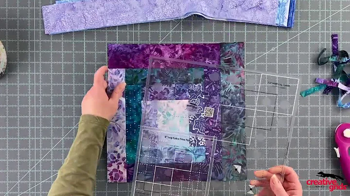 One Jelly Roll Log Cabin