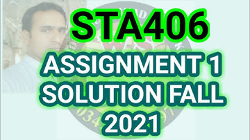 STA406 assignment 1 solution fall 2021 correct solution | sta406 assignment 1 solution 2021