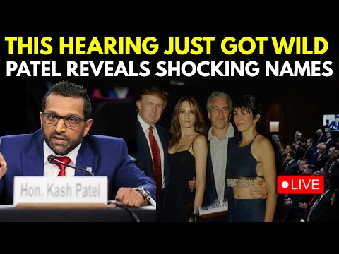 LIVE Kash Patel Drops Bombshells In Epstein Congress Hearing Congress Hearing Live Kash Patel 