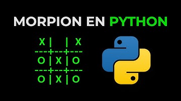 Comment coder un jeu du Morpion en Python ! Projet Débutant