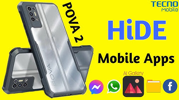 How to Hide Apps in Tecno Pova 2 | Tecno Pova 2 Hide Apps