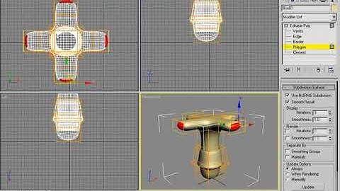 3D Buzz - 3Ds Max - Legacy Video Training: 03. Polygonal Modeling Tools - 06. Subdivision Surfaces