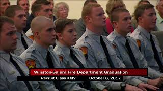 WSFD Recruit Class XXIV Graduation Ceremony