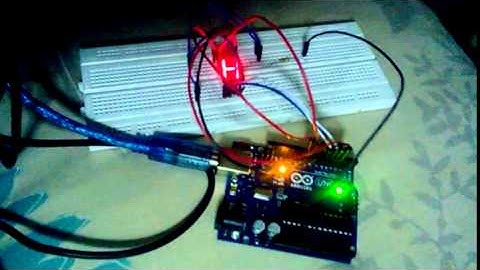 [Arduino] Dùng đèn LED 7 đoạn in chữ H