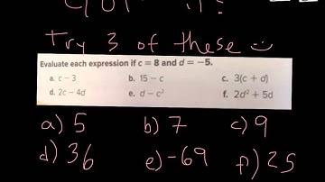 Algebraic Expressions -Ch.5, Lesson 1