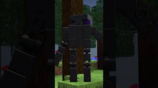 What if minecraft Enderman is a LEGO brick transformer mech?