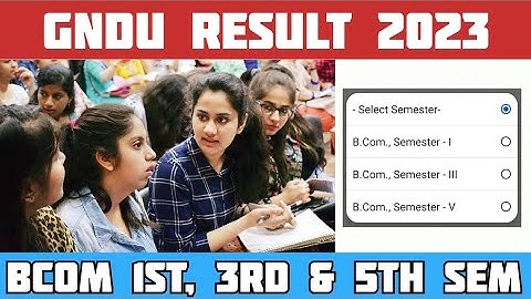 Gndu Bcom 1st, 3rd & 5th Semester Result || Gndu Result 2023 || Gndu Result || Gndu Odd Sem Result