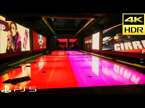 Cyberpunk 2077 PS5 Gameplay Free Roam 4K HDR 60FPS