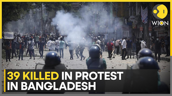 Bangladesh anti-quota protests: 39 killed in deadly protest in Bangladesh | WION
