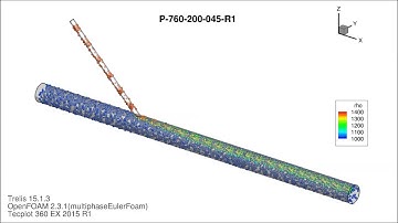 OpenFOAM : Mixture of 3-Phase Flow in Dredging Pipeline