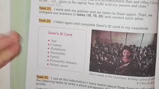 الرابعة متوسط حل صفحة 58 لغة انجليزية  tasks 22, 23 , 25