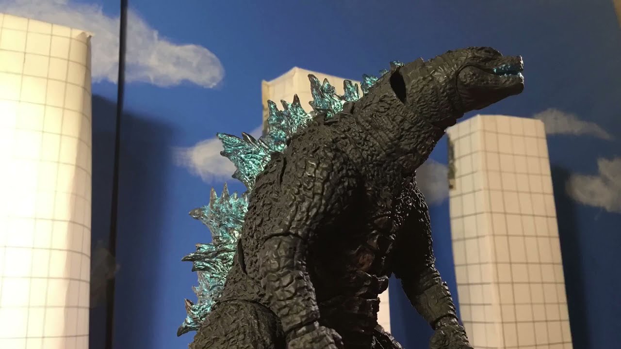 Godzilla stop motion roar YouTube