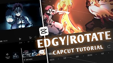 capcut edgy amv (smooth rotation) | tutorial