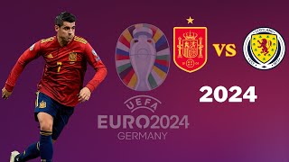 สเปน VS สกอตแลนด์ I ฟุตบอลยูโร 2024 รอบคัดเลือก (จำลองการแข่งขัน)
