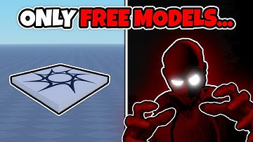 I Tried Making a ROBLOX Horror Game With ONLY FREE MODELS...