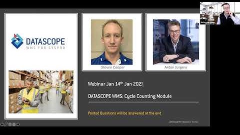 DATASCOPE Webinar: Cycle Counting Module - Jan 14, 2021