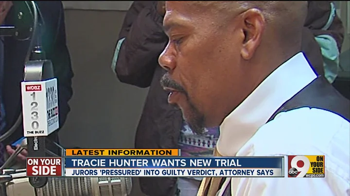 Tracie Hunter wants a new trial due to issues with the jury
