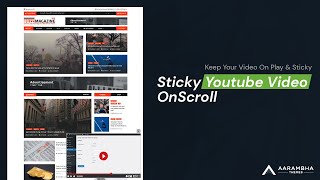 Sticky YouTube Video OnScroll (WordPress Plugin)