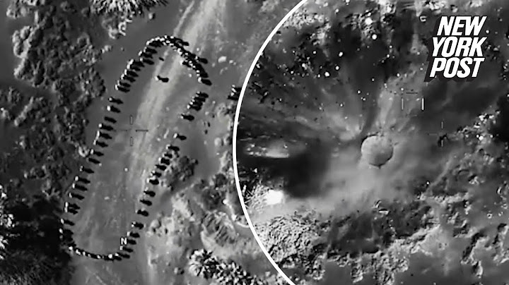 Trump shares video of epic airstrike that obliterated dozens of Houthi rebels
