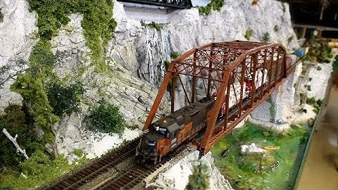 Big SOO mixed freight with helper cutting off on the fly!