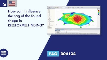 [EN] FAQ 004134 | How can I influence the sag of the found shape in RF‑FORM‑FINDING?