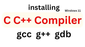 How to Install C C++ Compiler / Tool set  ( gcc g++ gdb ) Easily in Windows Computer
