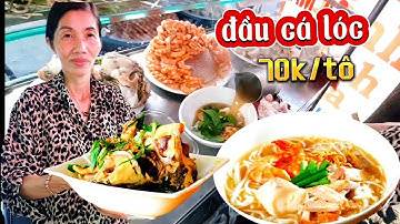 Bún nước lèo Cà Mau cô Phương, đầu cá lóc cực ngon, chỉ làm ngày 15 cái | Thanh Pham street food