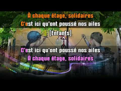 Patrick Fiori & Soprano - Chez nous (Plan d'aou, Air bel) (2017) [BDFab karaoke]