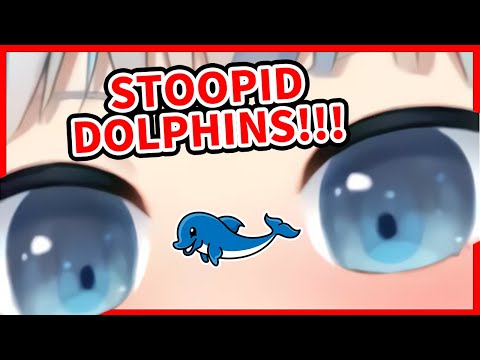 Gura STARES back at Chat - then Hates on Dolphins【Gawr Gura / HololiveEN】