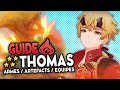 Thomas excellent support bouclier f2p   artfacts teams  armes  genshin impact