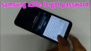 samsung a20 password unlock samsung a20e pattern unlock|samsung a20 screeen lock