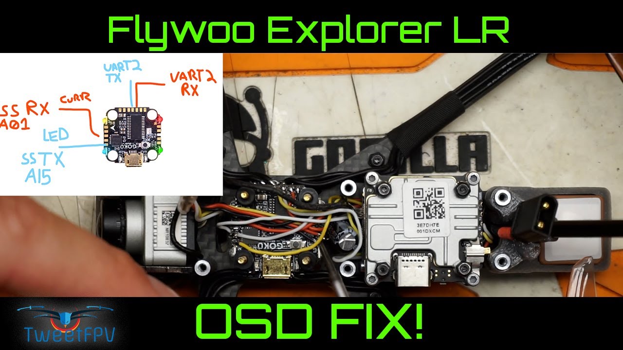Flywoo Explorer LR 4" OSD GPS fix. - YouTube