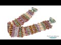 Freeform Herringbone Bracelet - DIY Jewelry Making Tutorial by PotomacBeads