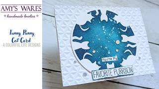 Favorite Purrrrson cat punny goodness New unique stencil from A Colorful Life Designs