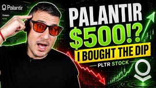 PALANTIR is going to $500! I BOUGHT THE PLTR STOCK DIP!